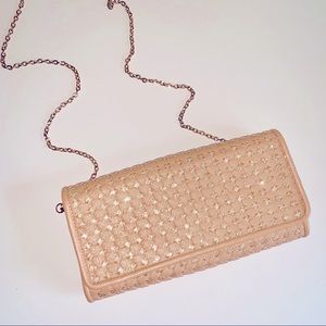 Francesca’s Collections Envelope Clutch with Chain
